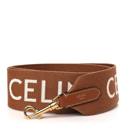 Celine Jacquard Wool Strap Light Brown 1 of 6
