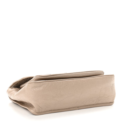 Saint Laurent Crinkled Calfskin Matelasse Monogram Medium Niki Chain Satchel Natural 4 of 12