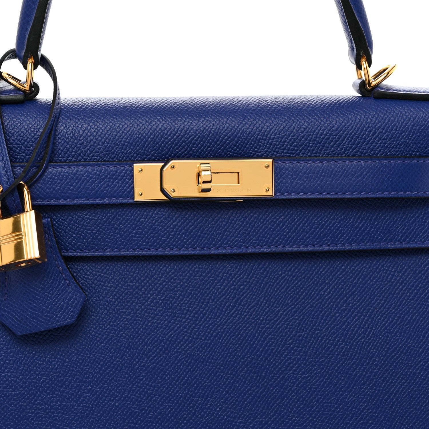 Hermes Epsom Kelly Sellier 28 Bleu Electrique 8 of 11