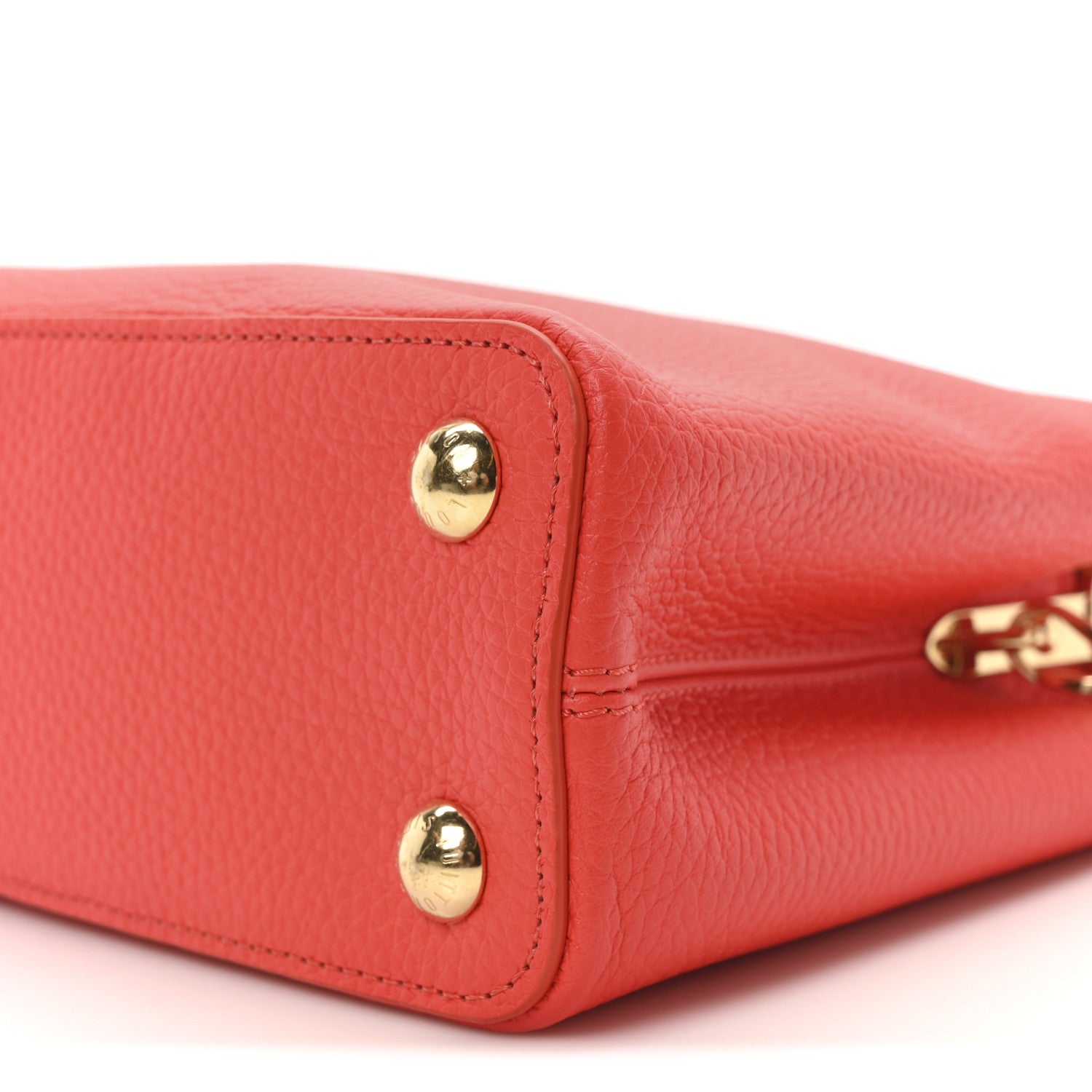Louis Vuitton Taurillon Capucines BB Tonic Orange 9 of 9