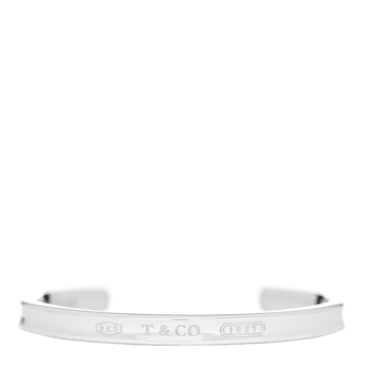 Sterling Silver Narrow 1837 Cuff Bracelet