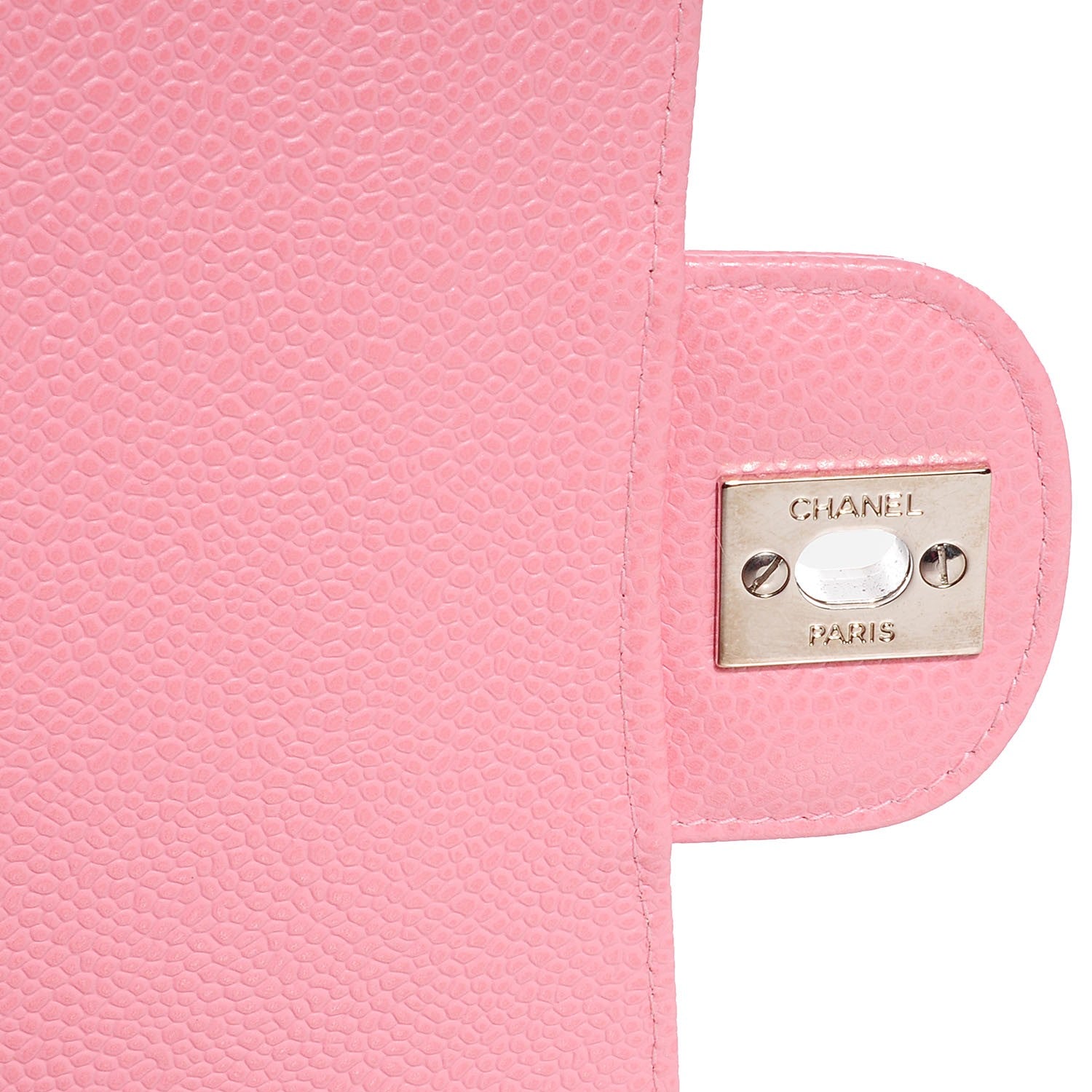 Chanel Caviar Quilted Medium Double Flap Pink 5 of 9