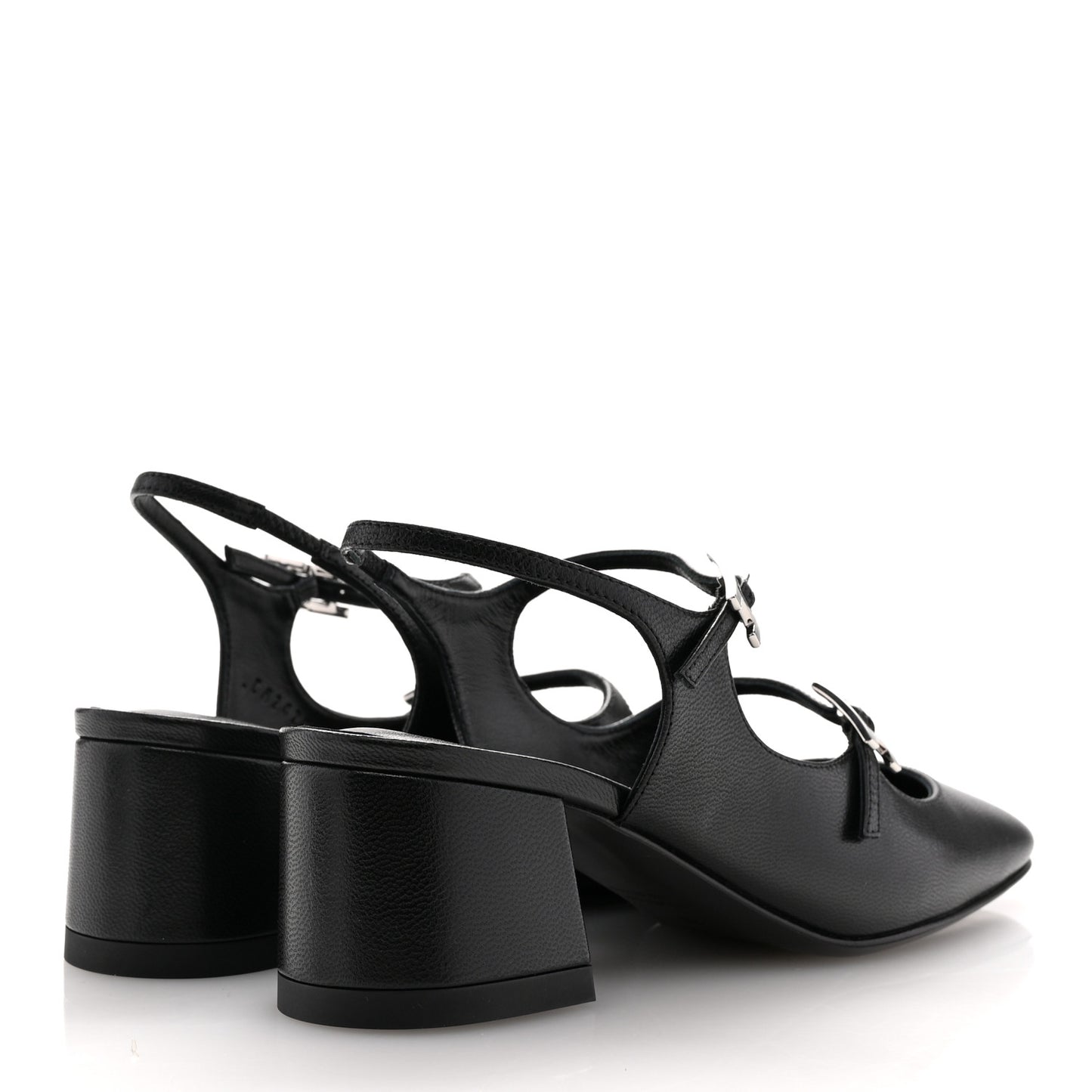 Goatskin Jackie 50 Pumps 35 Black