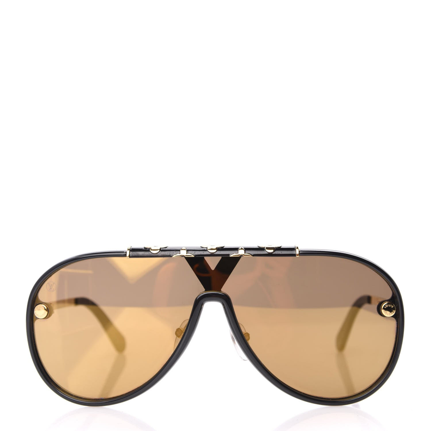 Louis Vuitton Acetate Mascot Sunglasses Z1059W Black 2 of 7