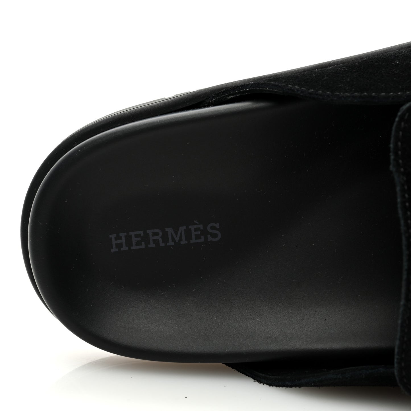 Suede Calfskin Go Mules 39.5 Black