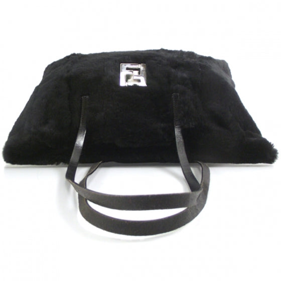 Fendi Rabbit Fur Tote 6 of 9
