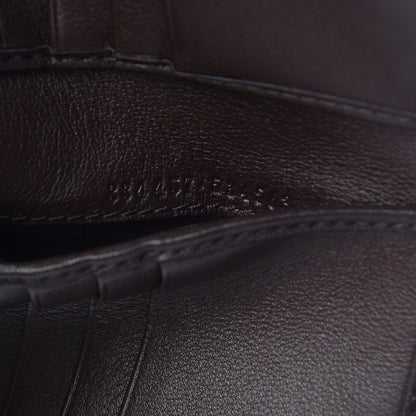 Gucci Guccissima Sukey French Flap Wallet Chocolate 7 of 8