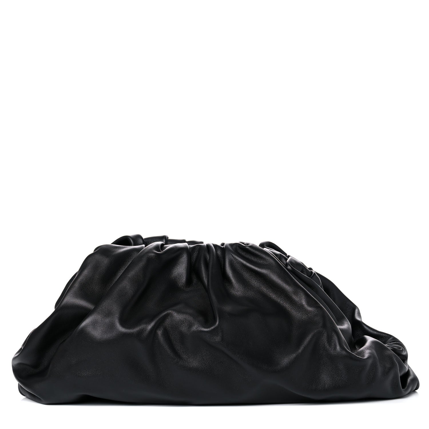 Bottega Veneta Smooth Butter Calf The Pouch Oversized Clutch Black 1 of 9