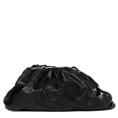 Bottega Veneta Smooth Butter Calf The Pouch Oversized Clutch Black 1 of 9