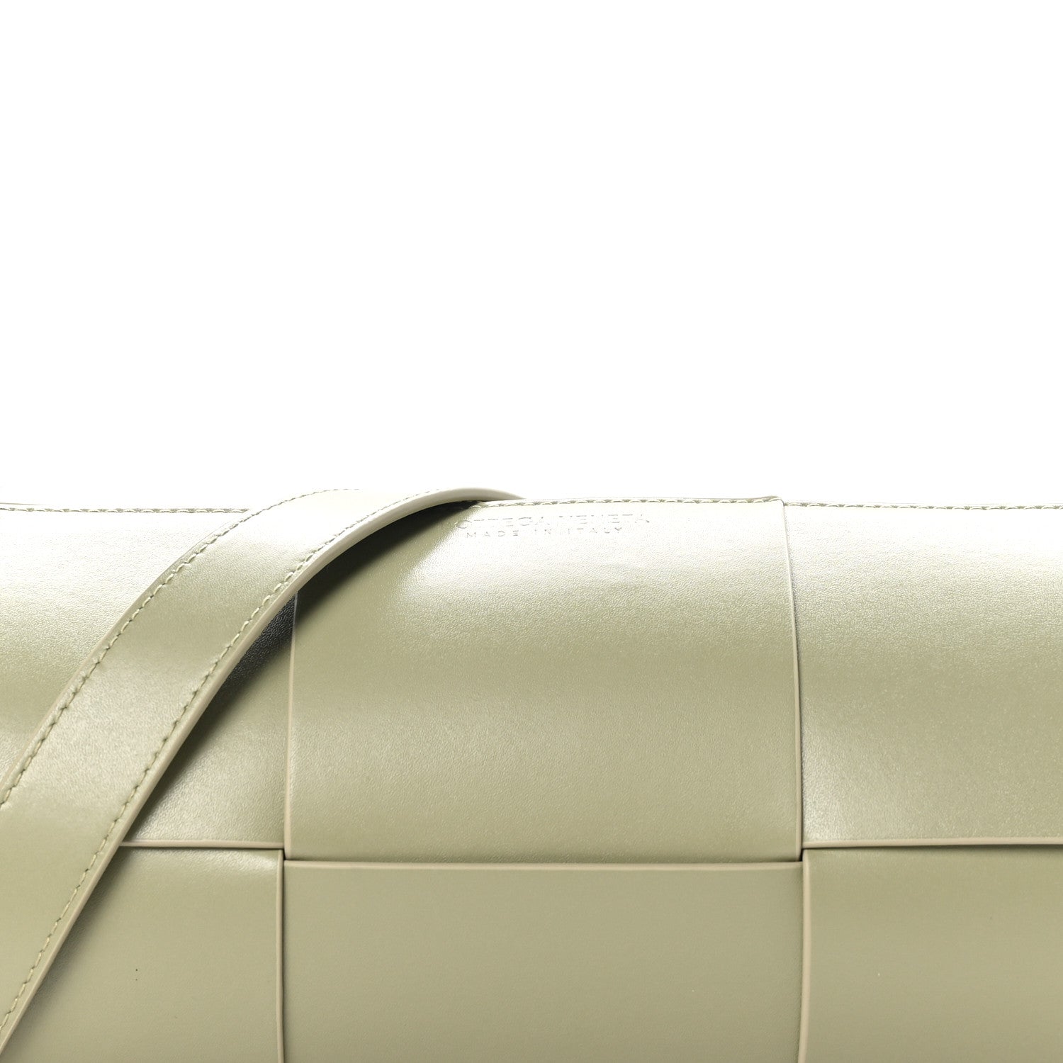 Bottega Veneta Calfskin Maxi Intreccio Medium Canette Crossbody Bag Green 7 of 9