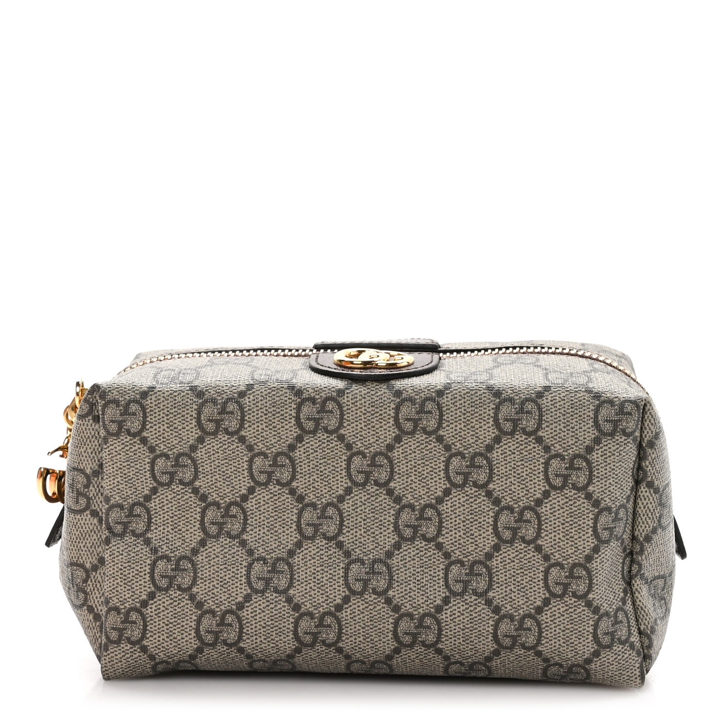 Gucci Soft GG Supreme Monogram Calfskin Medium Ophidia Cosmetic Case Beige Ebony New Acero 1 of 11