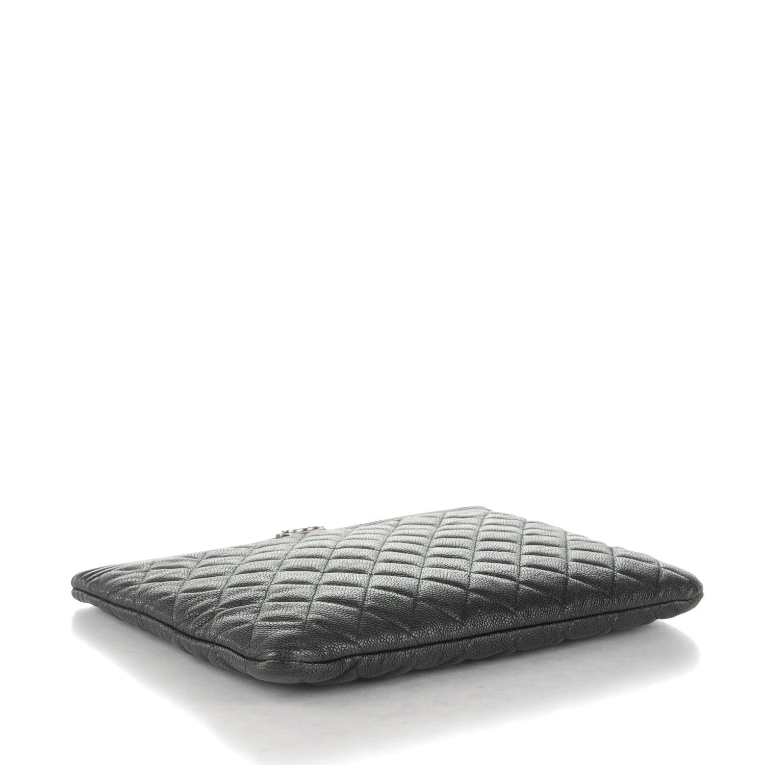 Chanel Caviar Quilted Medium Boy Cosmetic Case Black 4 of 7