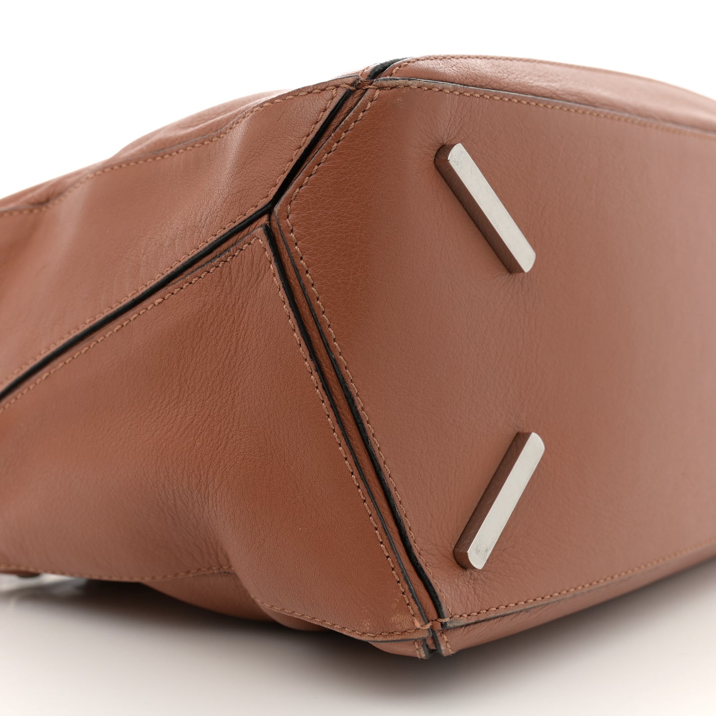 Calfskin Medium Puzzle Bag Tan