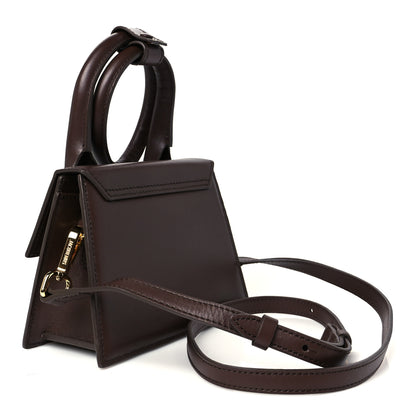 Jacquemus Smooth Calfskin Le Chiquito Noeud Dark Brown 3 of 11