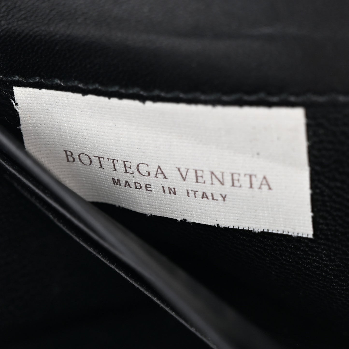 Nappa Intrecciato Zip Around Wallet Black