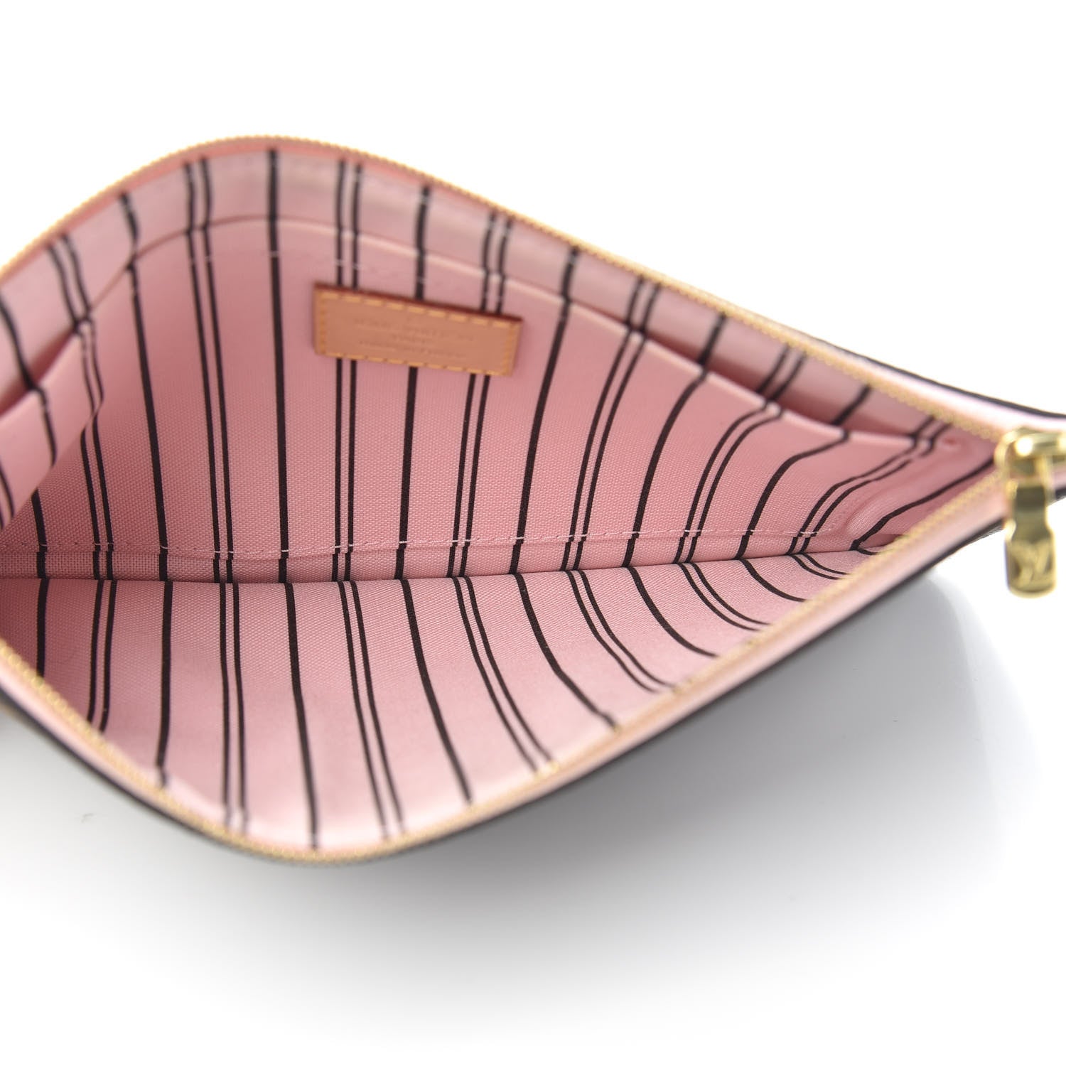 Louis Vuitton Monogram Neverfull MM GM Pochette Rose Ballerine 5 of 7