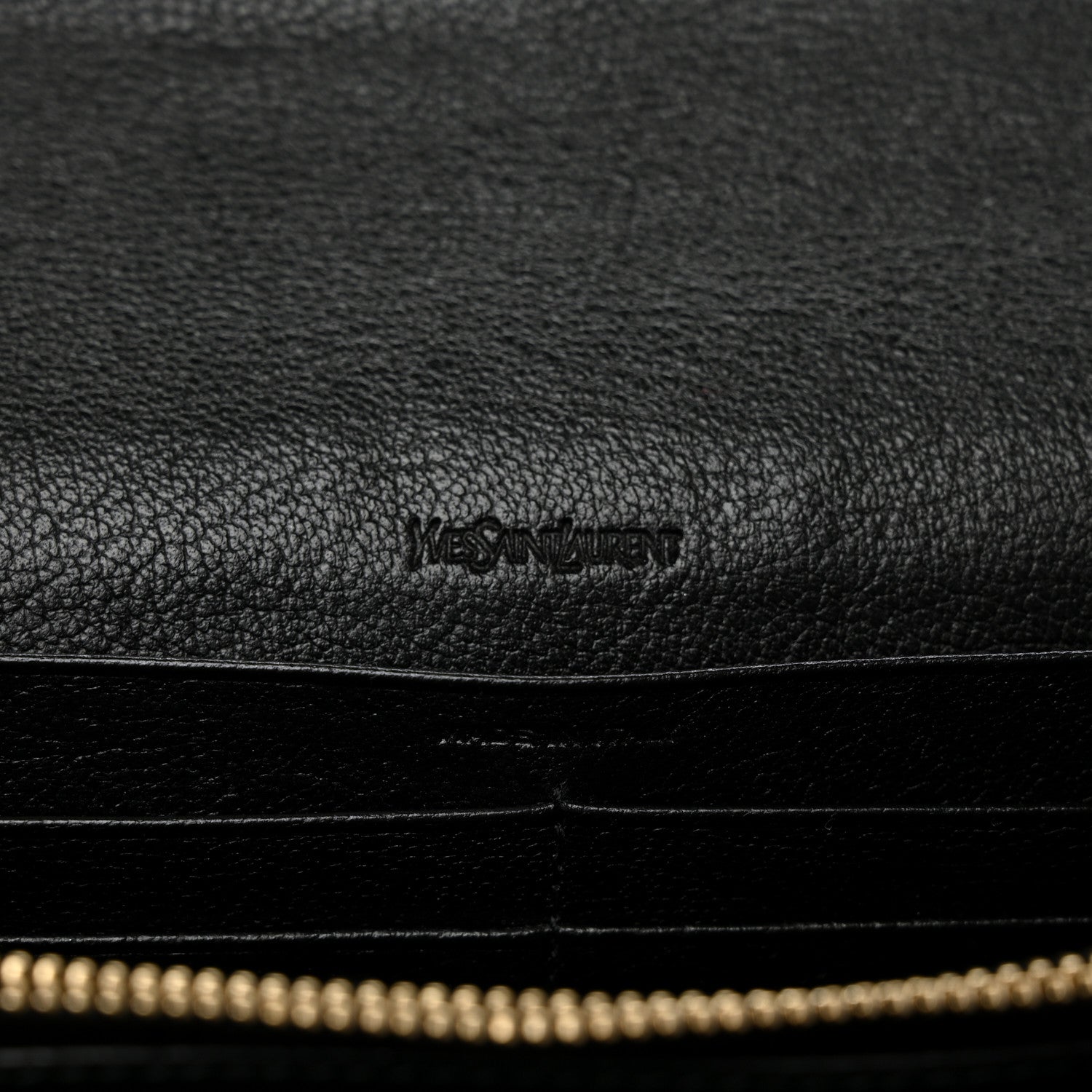 Saint Laurent Calfskin Monogram Belle de Jour Chain Clutch Black 6 of 10