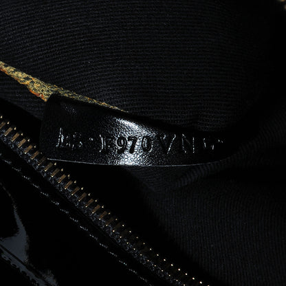 Valentino Garavani Patent Medium Rockstud Tote Black 7 of 9