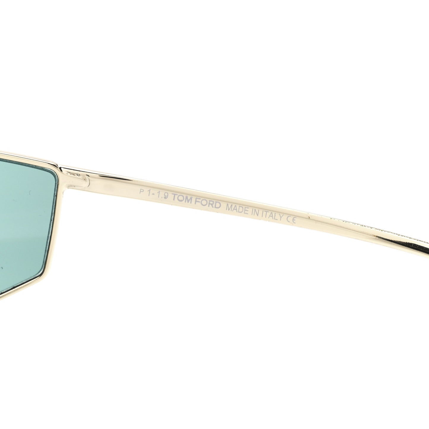 Square Spector Sunglasses TF 708 Green Gold