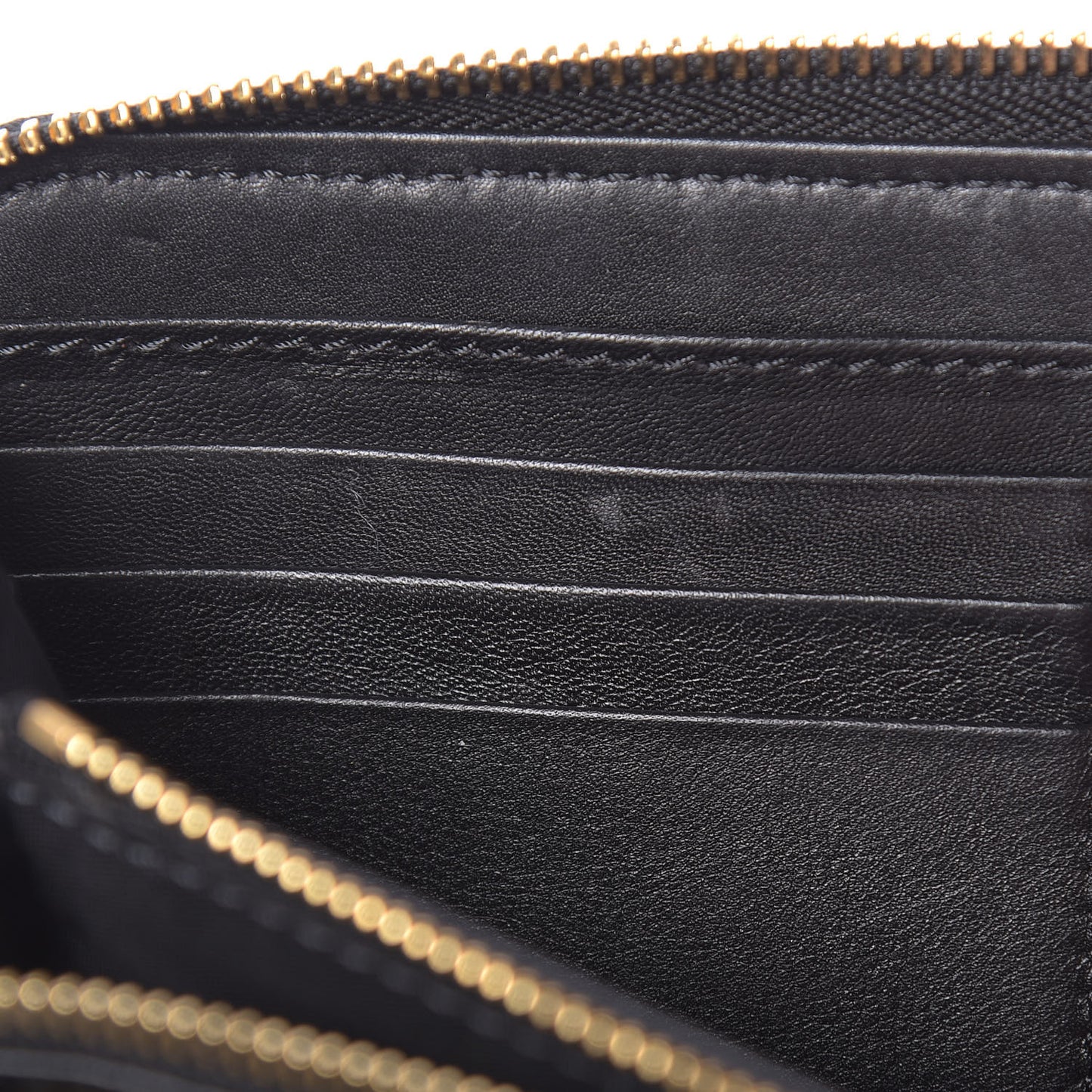 House Check Large Sartorial Ziggy Zip Around Wallet Black