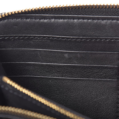 Burberry House Check Large Sartorial Ziggy Zip Around Wallet Black 9 of 13