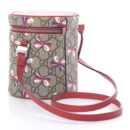 Gucci GG Supreme Monogram Childrens Sylvie Bow Print Crossbody Bag 3 of 10