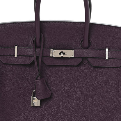 Hermes Togo Birkin 35 Cassis 8 of 11