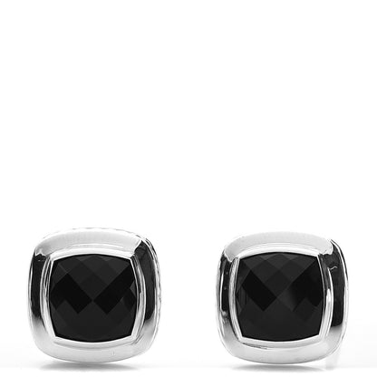 David Yurman Sterling Silver Black Onyx 11mm Albion Earrings 1 of 4