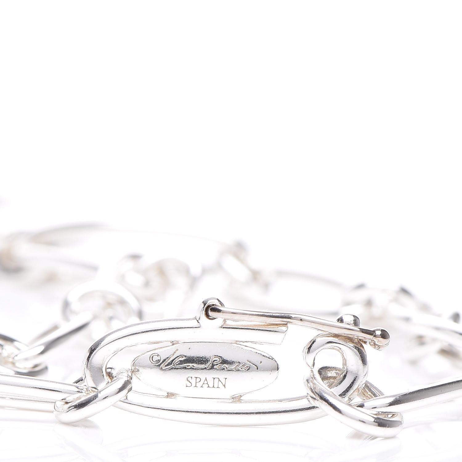 Tiffany Sterling Silver Elsa Peretti Disk Bracelet 5 of 5