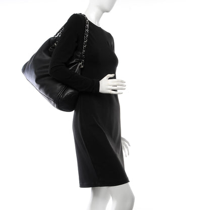 Chanel Lambskin Large Ultimate Soft Tote Black 2 of 8