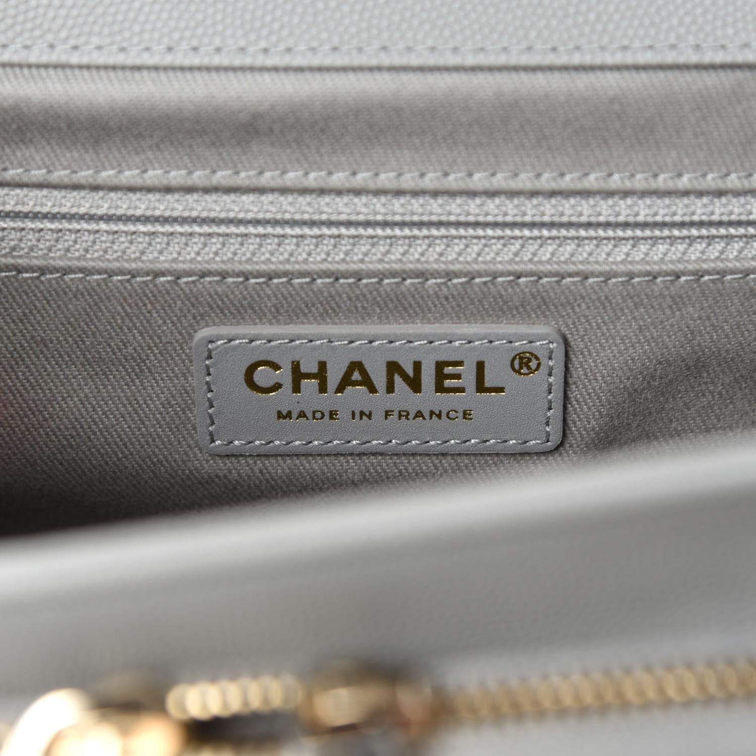 Chanel Caviar Quilted Small Business Affinity Flap Grey 10 of 13