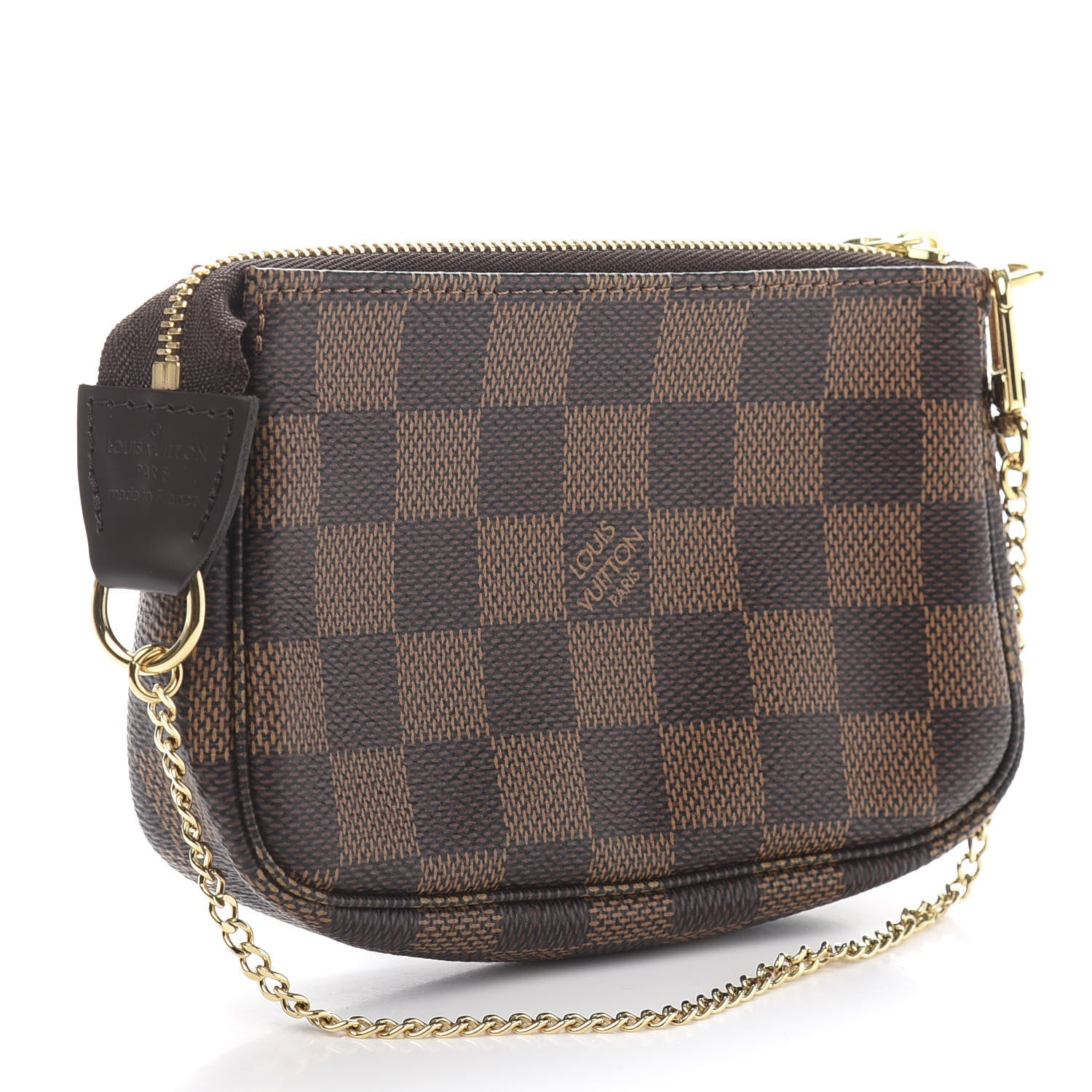Louis Vuitton Damier Ebene Mini Pochette Accessories 3 of 9