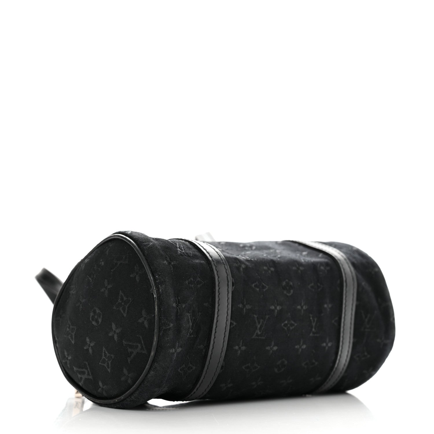 Louis Vuitton Satin Monogram Mini Papillon Black 4 of 9