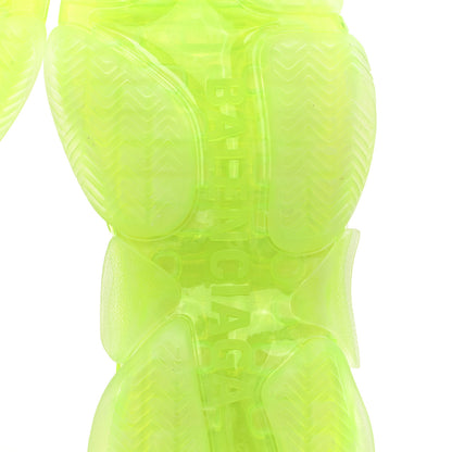 Balenciaga Fabric Mesh Clear Sole Fluo Womens Triple S Sneakers 40 White Fluo Yellow 6 of 11