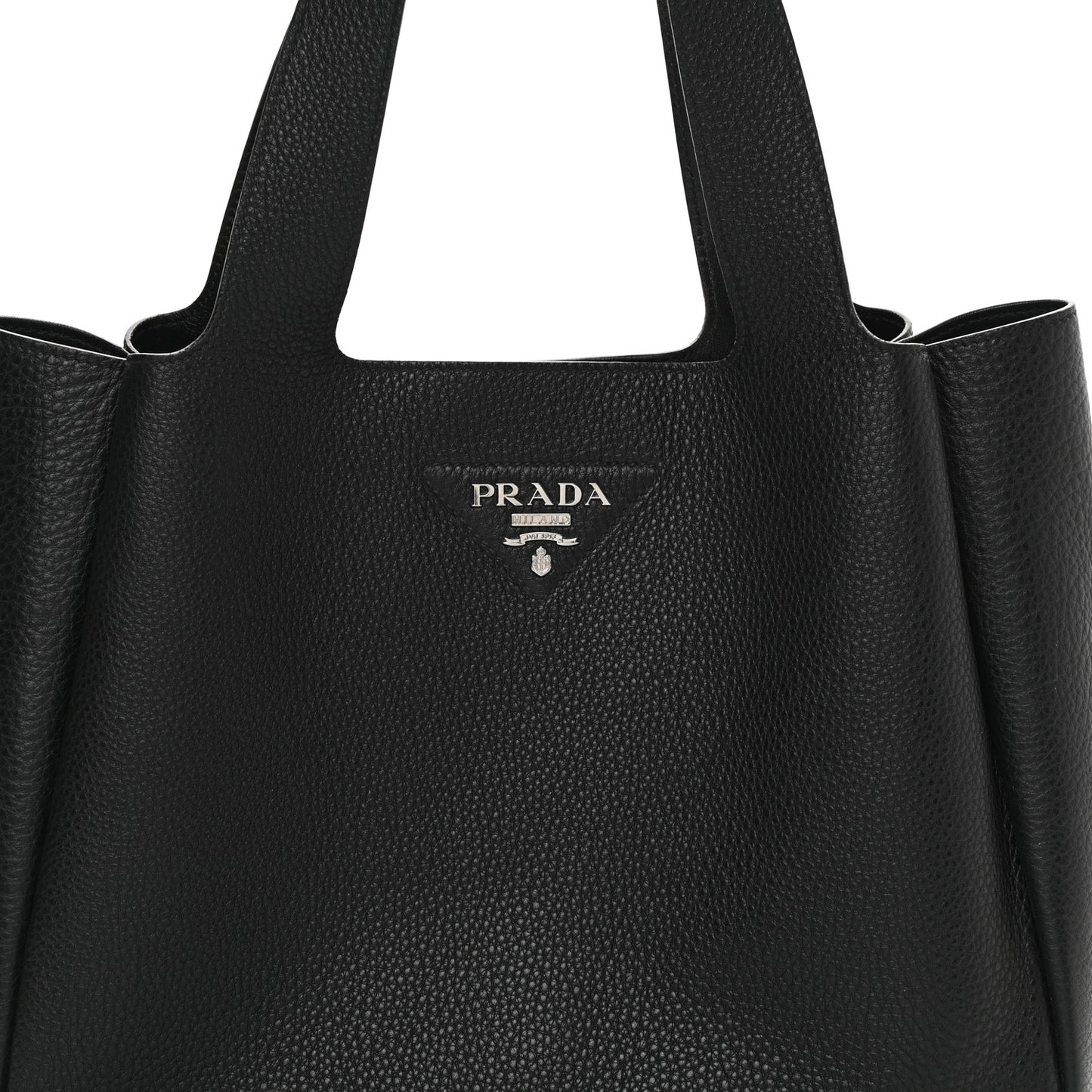 Vitello Daino Soft Large Dynamique Tote Black