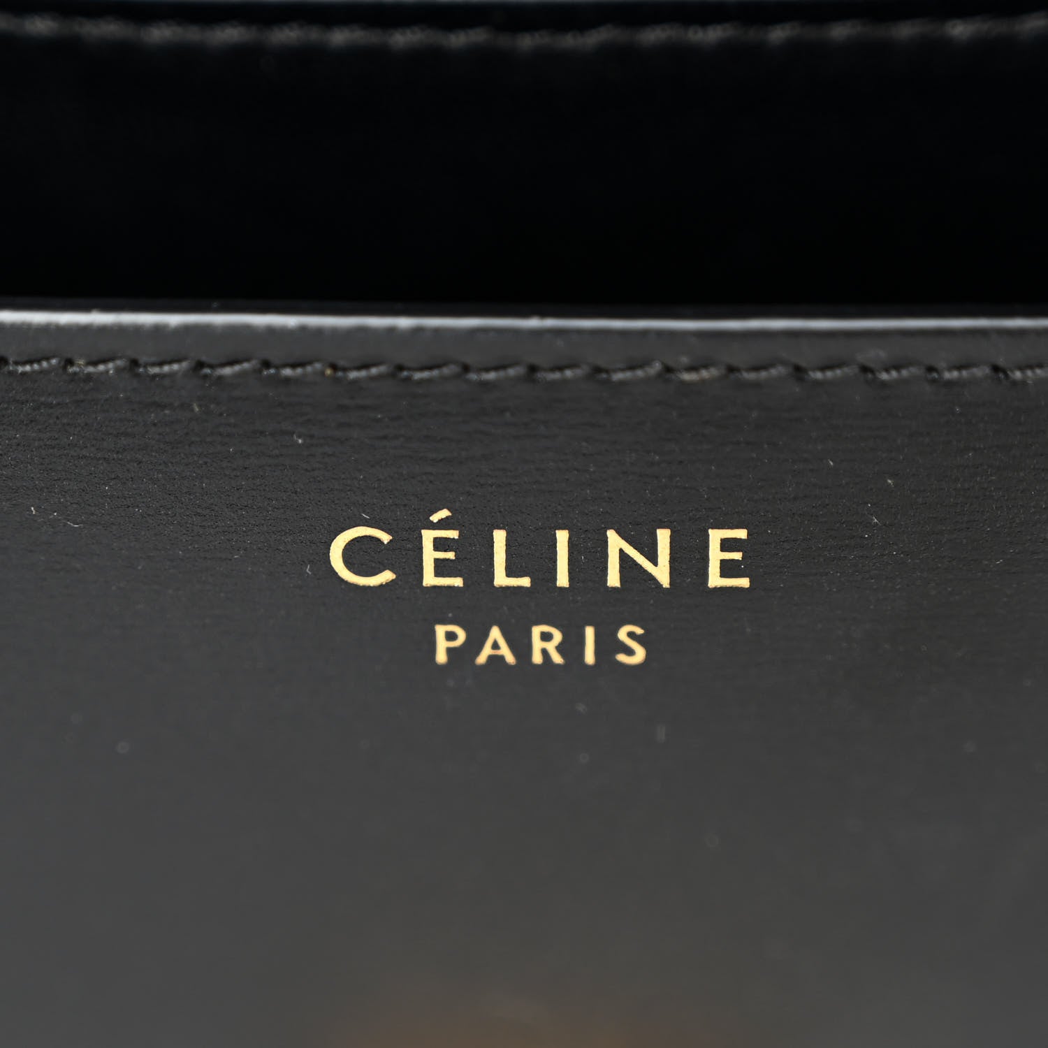 Celine Box Calfskin Medium Classic Box Flap Bag Black 6 of 10