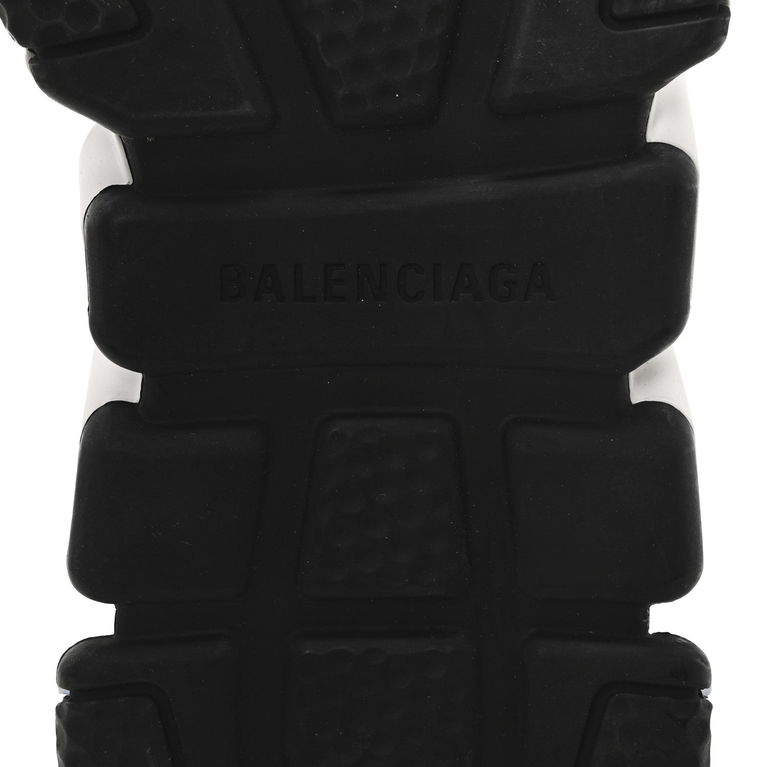 Balenciaga Neoprene Knit Womens Speed Clear Sole Sneakers 37 Black White 7 of 8