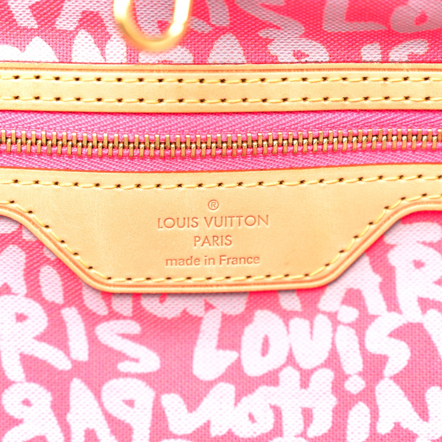Louis Vuitton Monogram Graffiti Neverfull GM Fuchsia 1508915