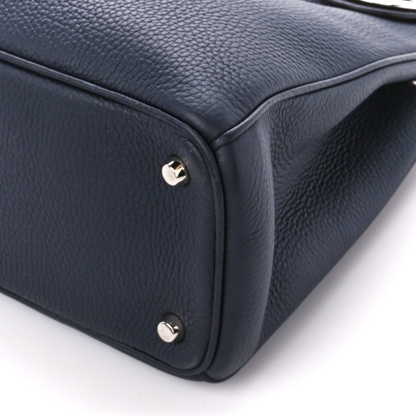 Bullcalf Medium Diorissimo Tote Navy Fuchsia