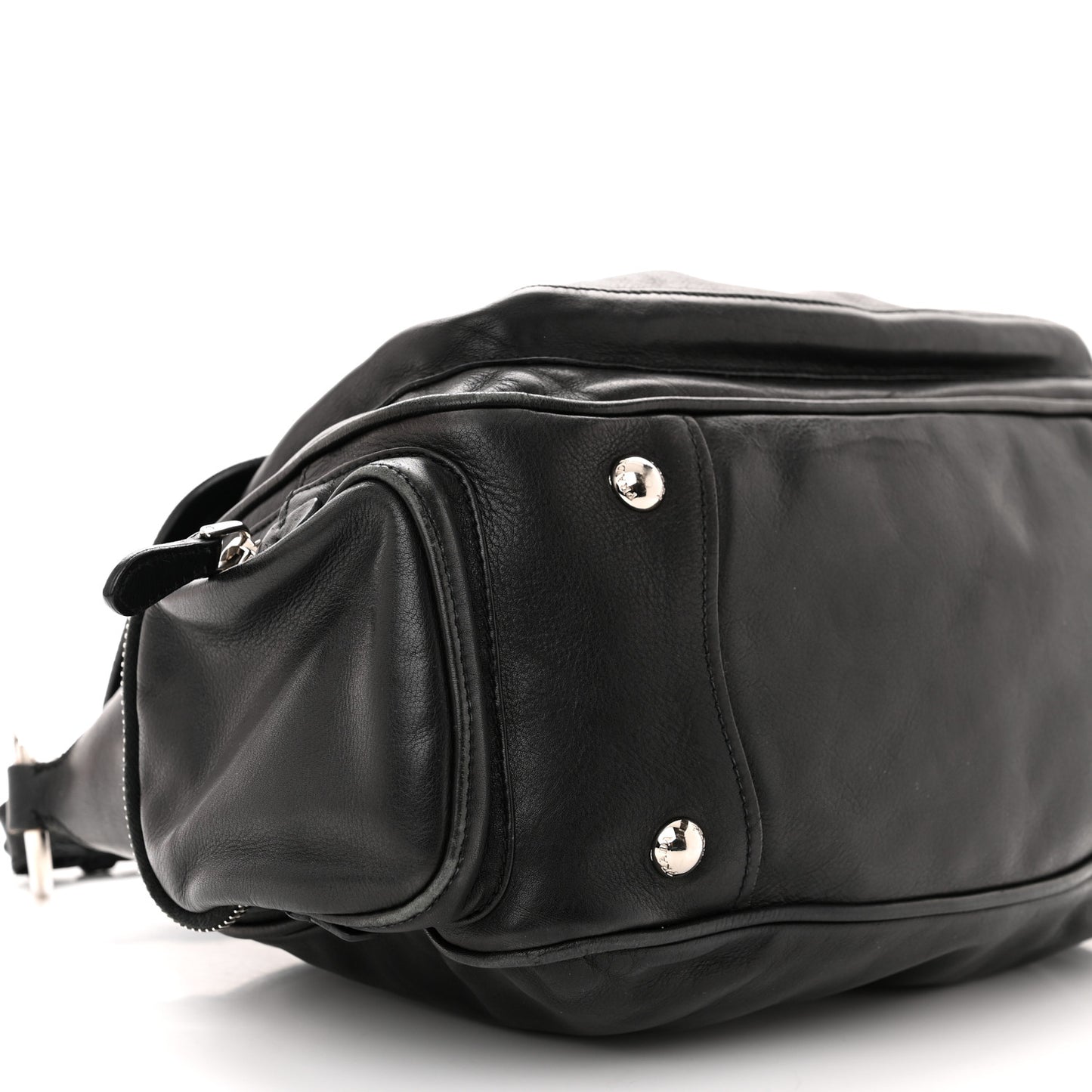 Cervo Antik Easy A Foldover Pushlock Flap Shoulder Bag Black