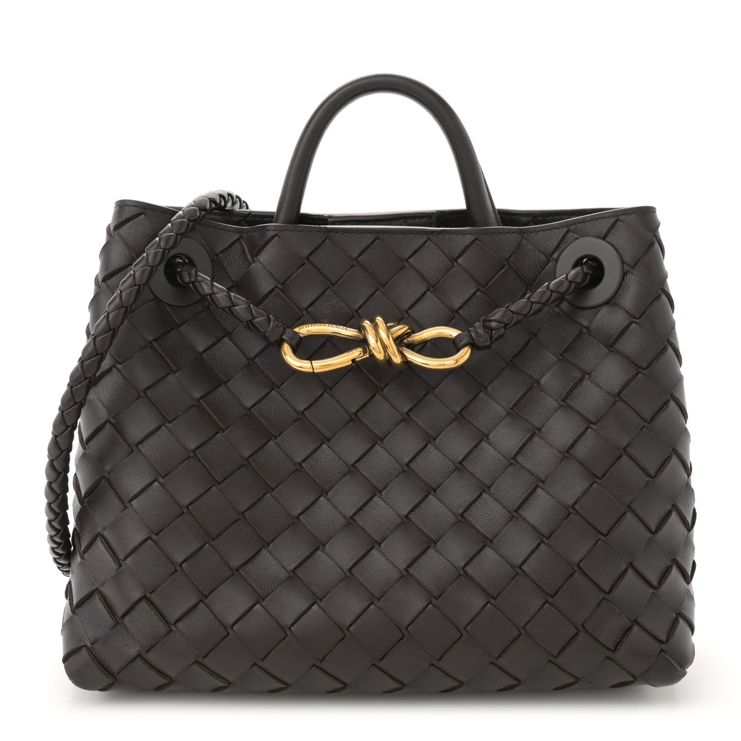 Bottega Veneta Nappa Intrecciato Small Andiamo Shoulder Bag Fondant 1 of 11