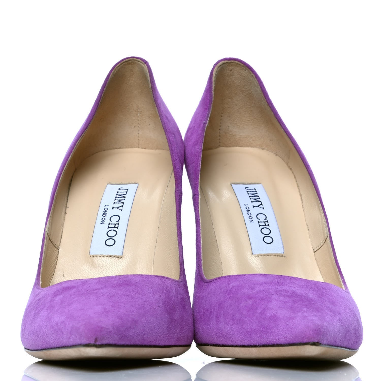 Jimmy Choo Suede Abel Pumps 39 Purple 2 of 6
