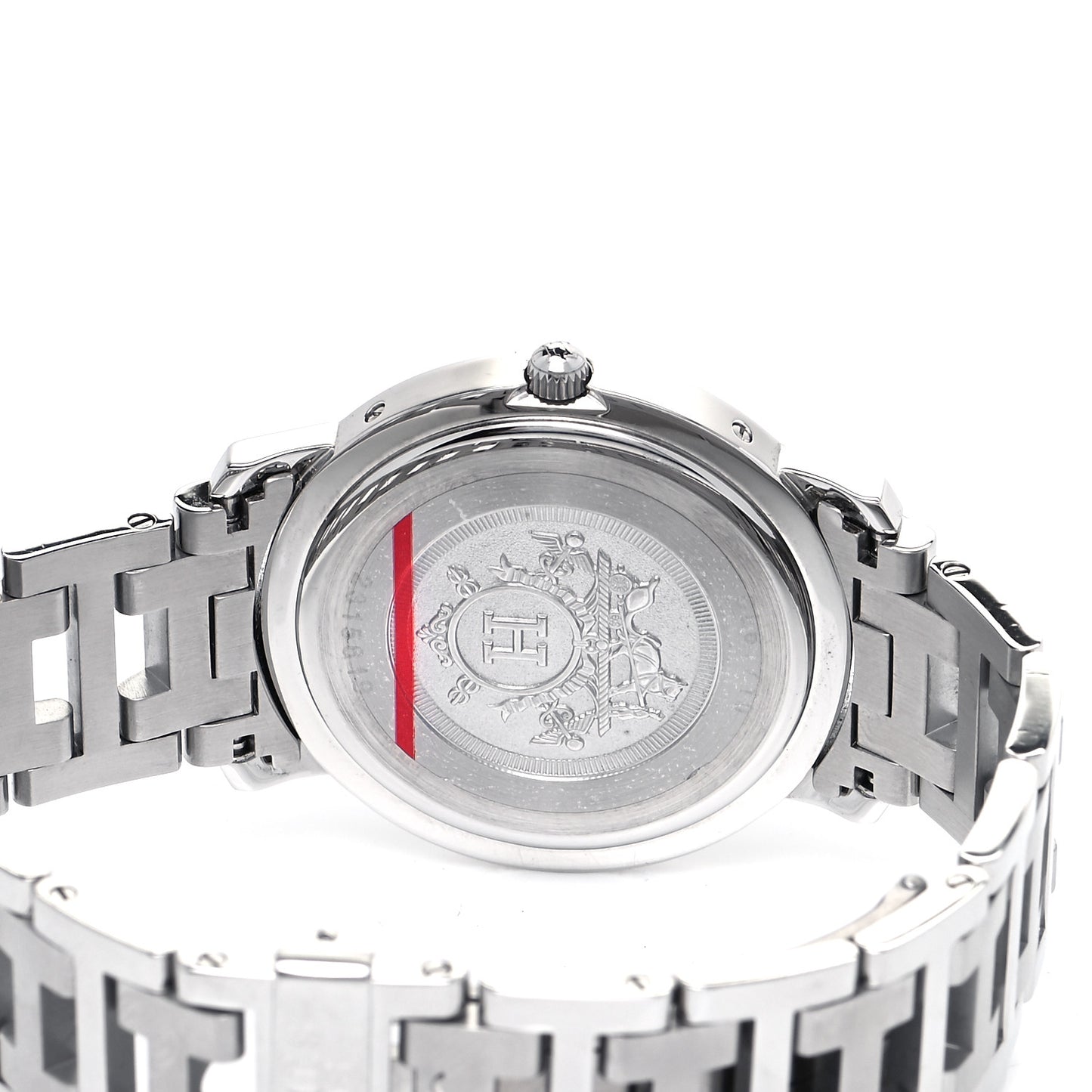Stainless Steel 36mm Clipper Quartz Watch Black