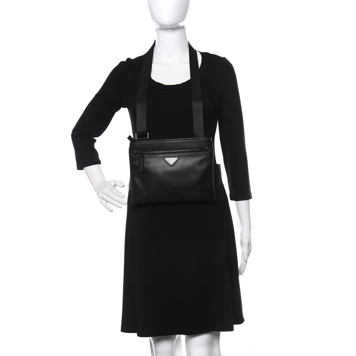 Prada Grace Lux Harness Bag Black 2 of 11