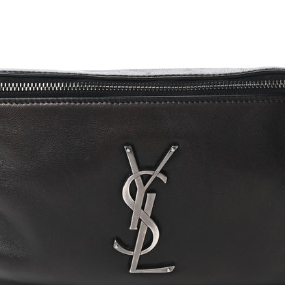 Saint Laurent Calfskin Monogram Belt Bag Black 11 of 11
