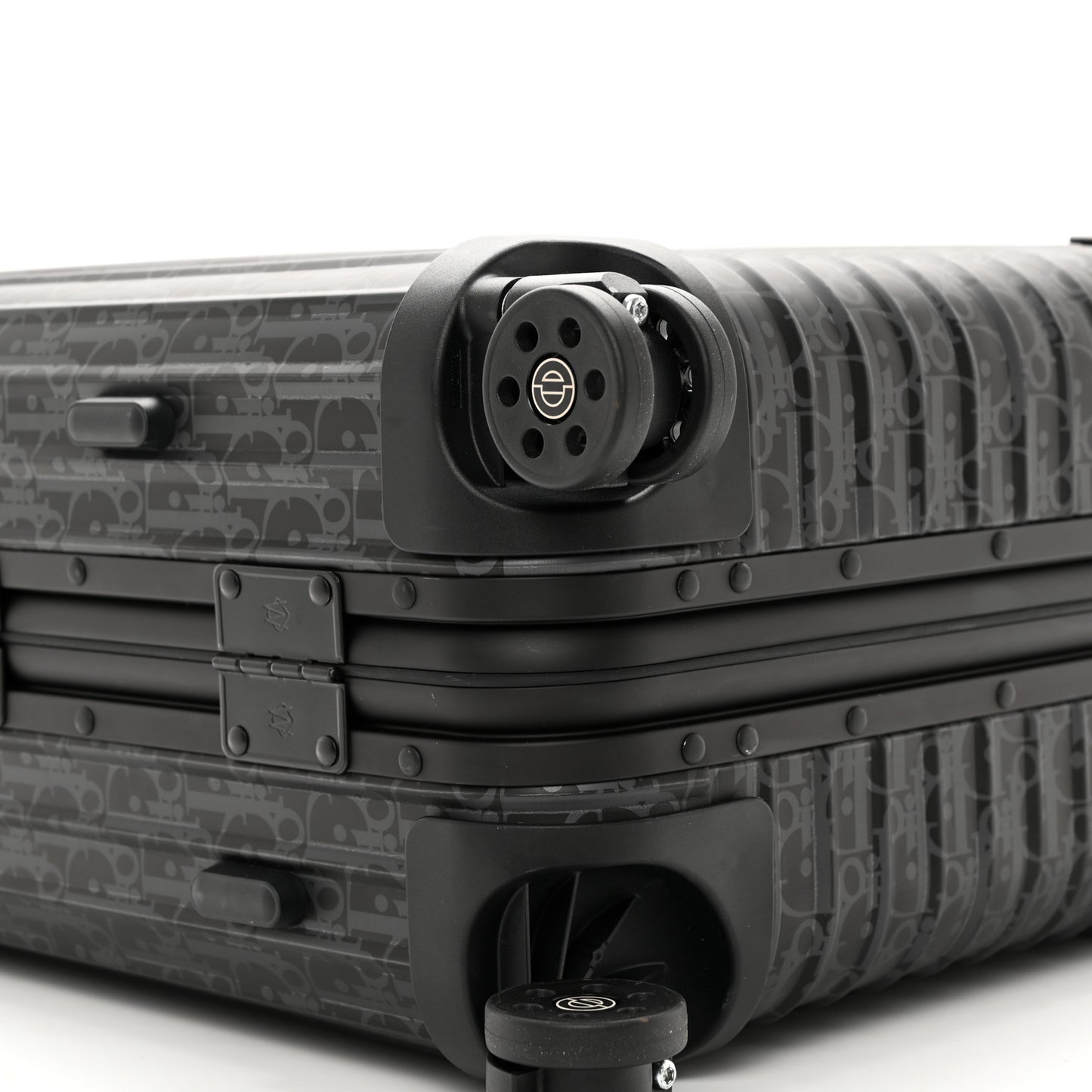 X RIMOWA Aluminum Gradient Cabin Luggage Black Multi