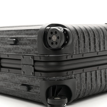 Christian Dior X RIMOWA Aluminum Gradient Cabin Luggage Black Multi 9 of 13