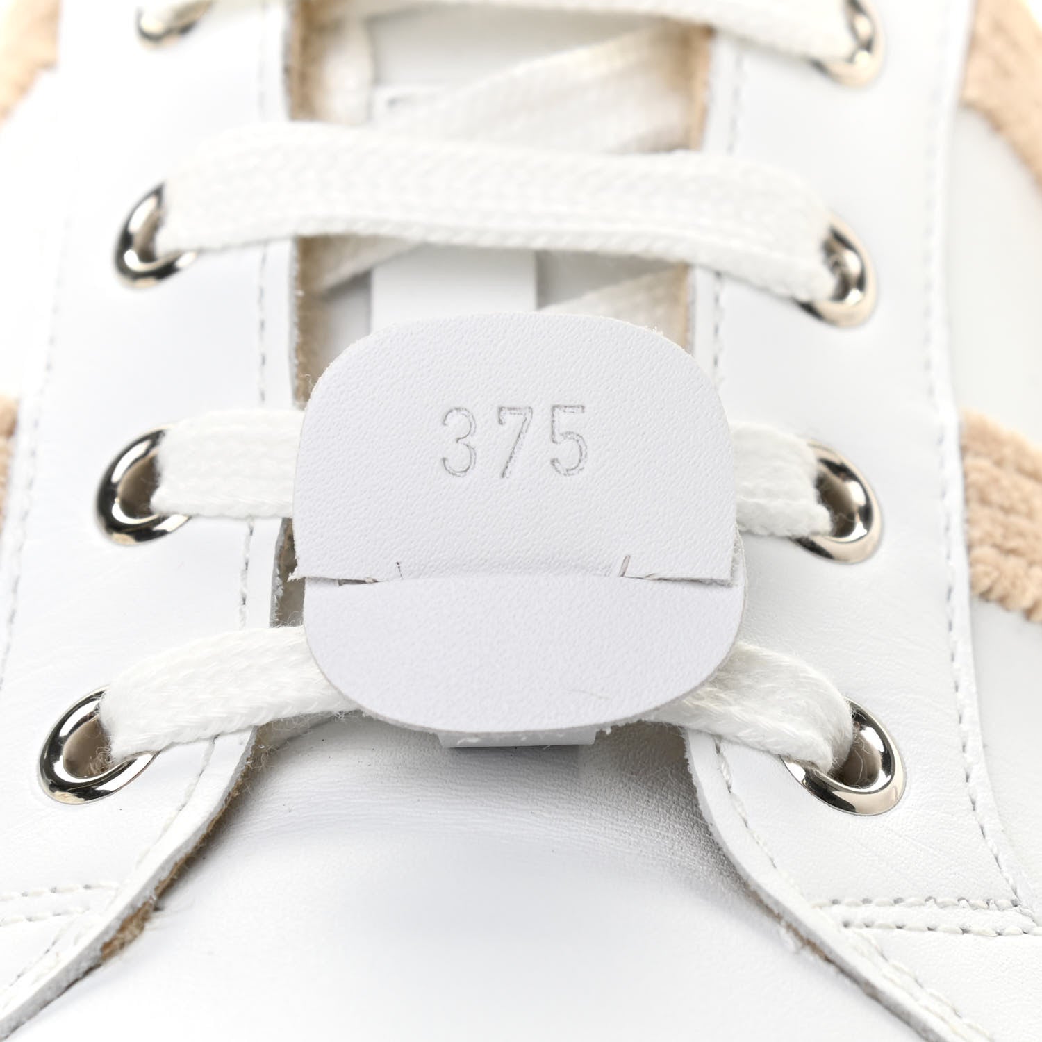 Hermes Calfskin Woolskin Dare Sneakers 37.5 White Ecru 7 of 9