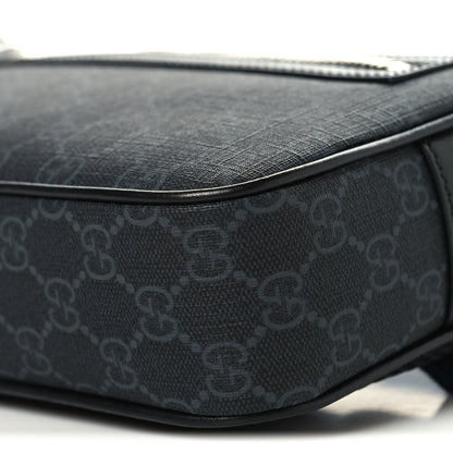 Gucci Soft GG Supreme Monogram Web Belt Bag Black Grey 10 of 10