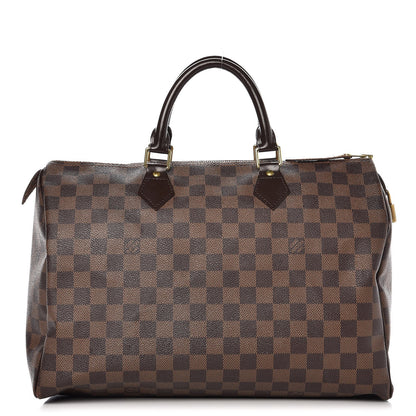 Louis Vuitton Damier Ebene Speedy 35 1 of 11